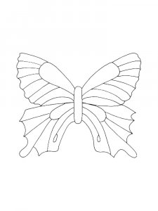 Butterfly coloring page - picture 30
