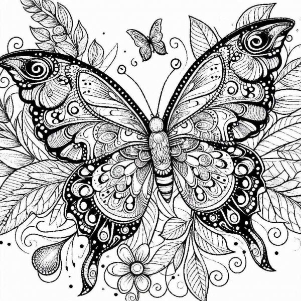 Butterfly coloring pages