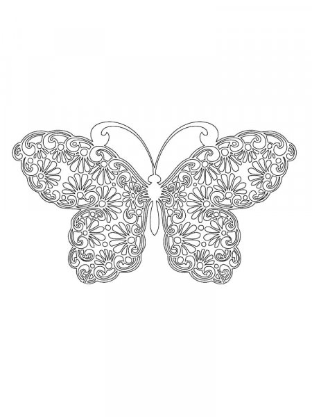 Butterfly coloring pages