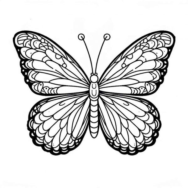 Butterfly coloring pages