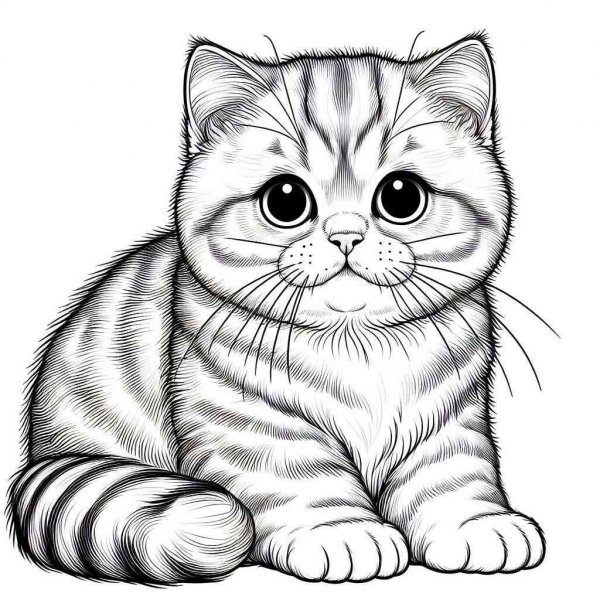 Cats coloring pages