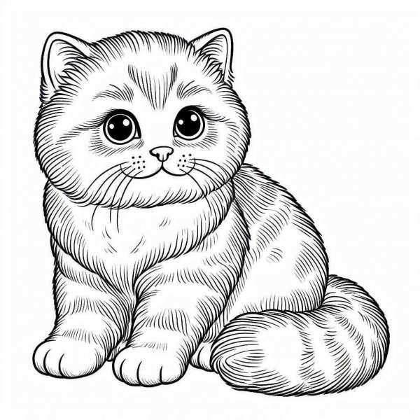 Cats coloring pages