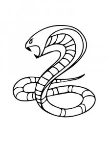 Cobra coloring page - picture 23