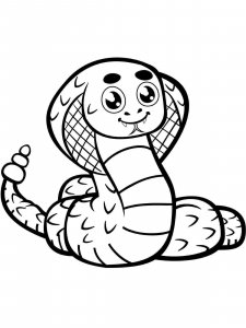Cobra coloring page - picture 3