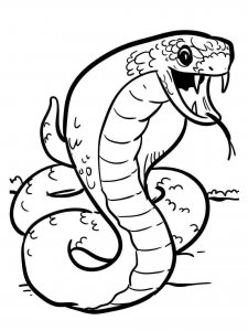 Cobra coloring page - picture 4
