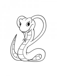 Cobra coloring page - picture 40