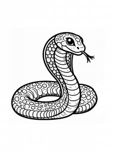 Cobra coloring page - picture 7