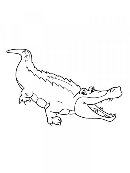 Crocodile Coloring Pages