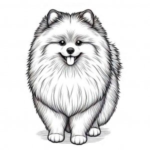 Dog coloring page - picture 26