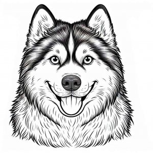Dog coloring page - picture 27