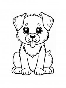 Dog coloring page - picture 32