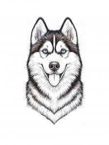 Dog coloring page - picture 33