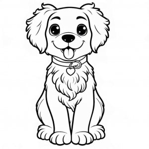 Dog coloring page - picture 34