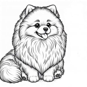 Dog coloring page - picture 5