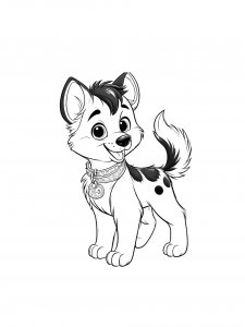 Dog for Kids Coloring Page
