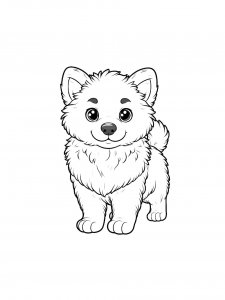 Amazing Puppy Coloring Page