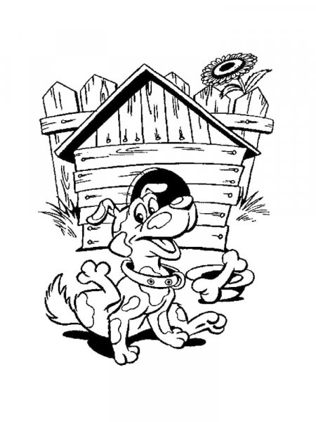 Dogs coloring pages