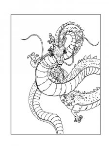Dragon coloring page - picture 34