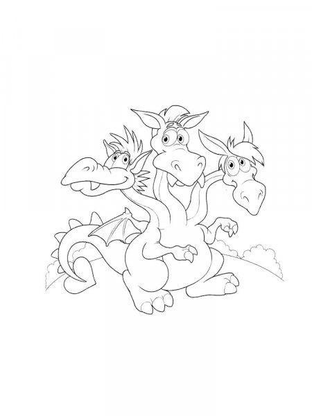 Dragons coloring pages