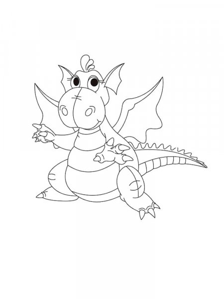 Dragons coloring pages