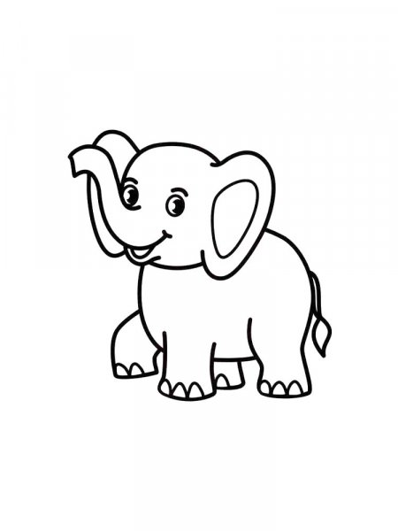 Elephant coloring pages