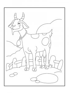 Spotted Goat Coloring Page