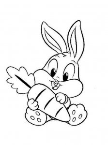 hares coloring page - picture 12