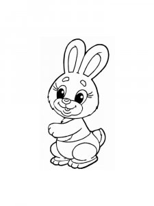 hares coloring page - picture 21