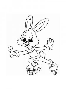 hares coloring page - picture 24