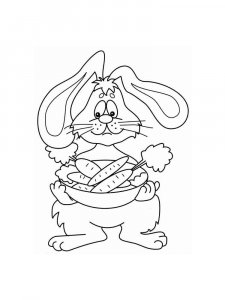 hares coloring page - picture 25