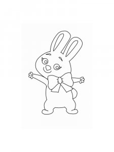 hares coloring page - picture 26