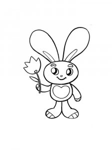 hares coloring page - picture 29