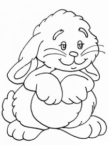 hares coloring page - picture 3