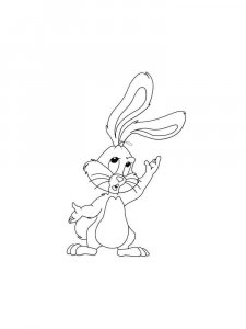 hares coloring page - picture 31