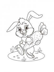 hares coloring page - picture 32