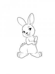 hares coloring page - picture 37