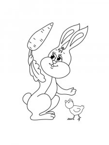 hares coloring page - picture 39