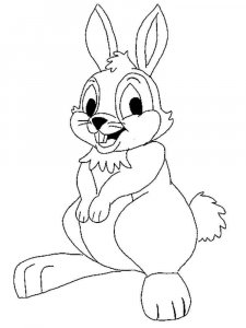 hares coloring page - picture 4