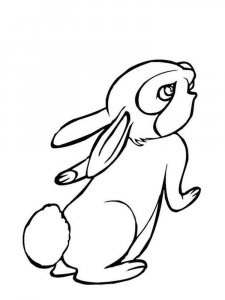 hares coloring page - picture 5