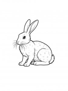 Hares Coloring Pages 53