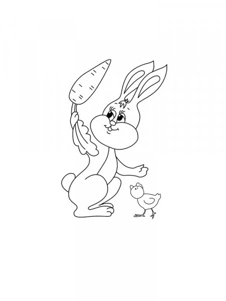 Hare coloring pages