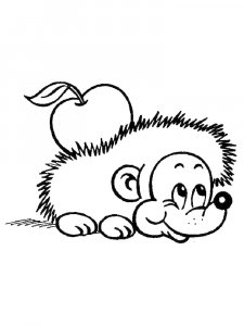 Hedgehog Coloring Pages 26