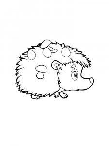 Hedgehog Coloring Pages 28