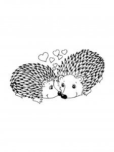 Hedgehog Coloring Pages 29