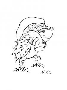 Hedgehog Coloring Pages 30