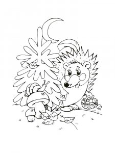 Hedgehog Coloring Pages 31