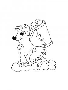 Hedgehog Coloring Pages 34