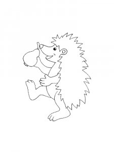 Hedgehog Coloring Pages 36