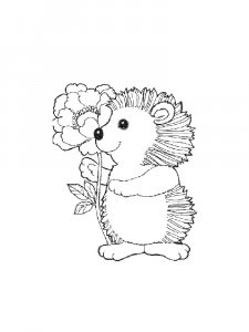 Hedgehog Coloring Pages 39