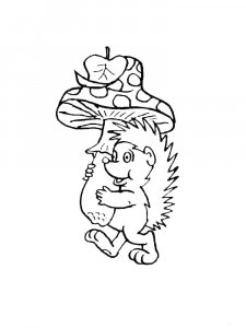 Hedgehog Coloring Pages 40